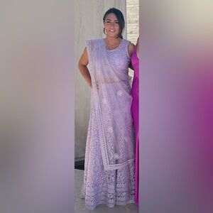 Purple Indian lehenga